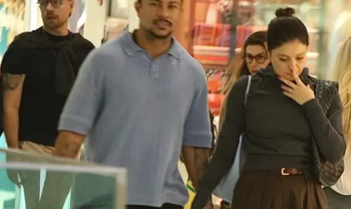 Sophie Charlotte e Xamã são flagrados de mãos dadas em shopping do Rio