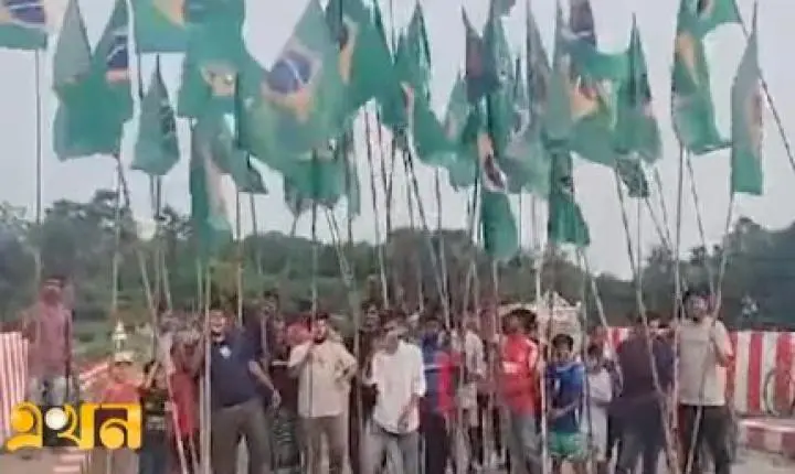 Clima de Copa: Bangladesh celebra a Seleção Brasileira e Neymar nas ruas