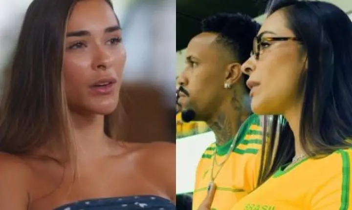 Tainá Militão reage a questionamentos sobre confiança em Éder durante documentário 