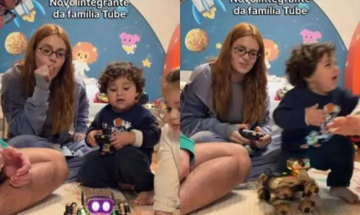 Correu para a babá? Eliezer rebate críticas sobre Viih Tube após vídeo do filho, Ravi