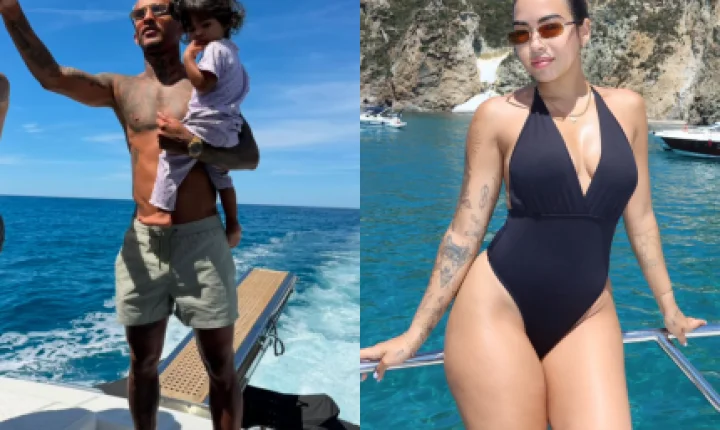 Cortado da Copa do Mundo, Wesley curte passeio de barco com a família