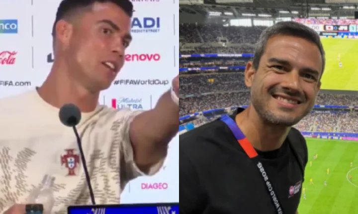 Cristiano Ronaldo alfineta jornalista brasileiro fã de Messi: “Não gosta de mim”