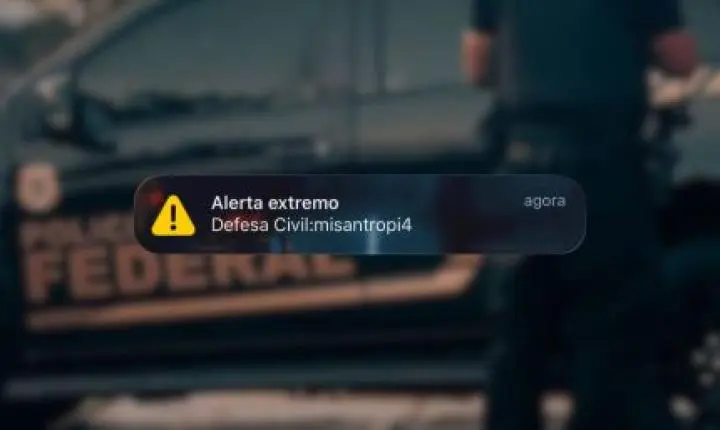 Defesa Civil aciona a Polícia Federal após alerta com mensagem de “misantropia”