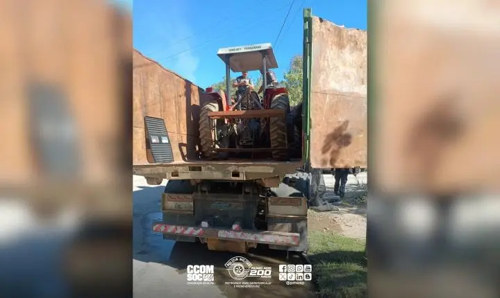 Denúncia leva PM a recuperar trator furtado e frustrar ação de quadrilha em Piedade