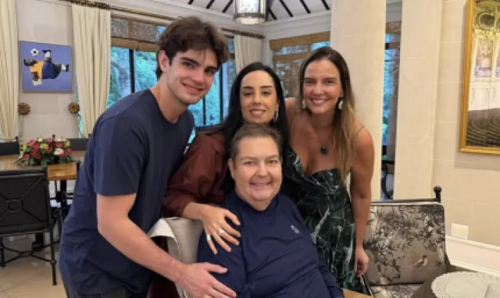 Filho de Faustão celebra o aniversário do pai com declaração emocionante em família