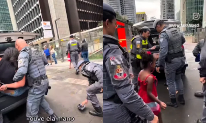 Diarista é detida pela PM na frente da filha após cobrança; SSP investiga conduta