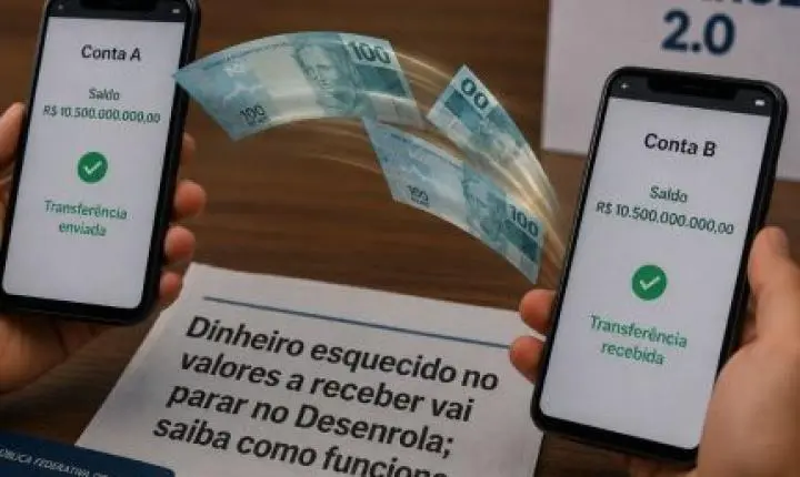 Valores não resgatados do sistema financeiro serão direcionados ao Desenrola