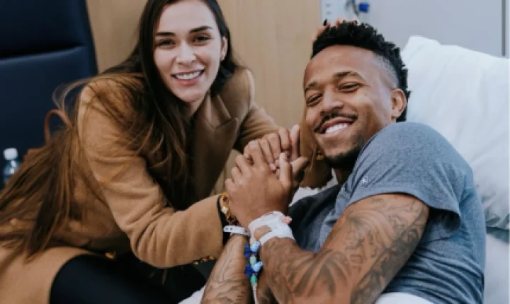 Éder Militão fala após cirurgia e recebe suporte da esposa, Tainá: “A batalha prossegue”