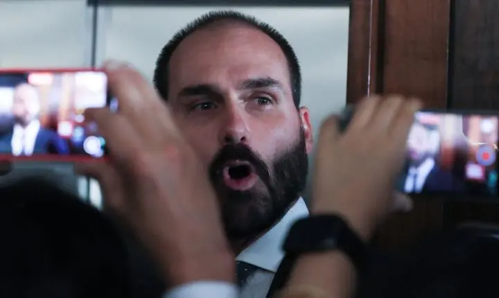 Eduardo Bolsonaro tem mandado de prisão emitido pelo STF