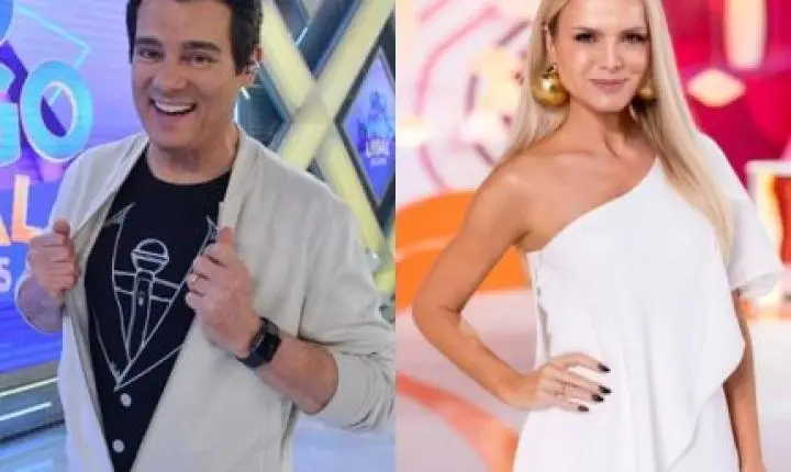 Eliana e Portiolli repetem Faustão e Gugu na concorrência dos domingos