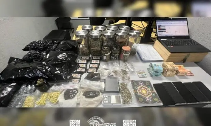 EM ANDAMENTO: ROTA prende três homens e apreende R$ 44 mil e drogas na zona norte de São Paulo
