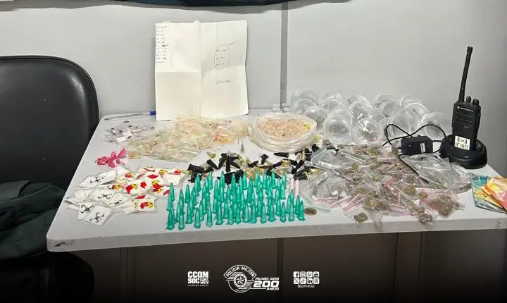 Em saída temporária, criminoso é preso por tráfico de drogas na Grande SP