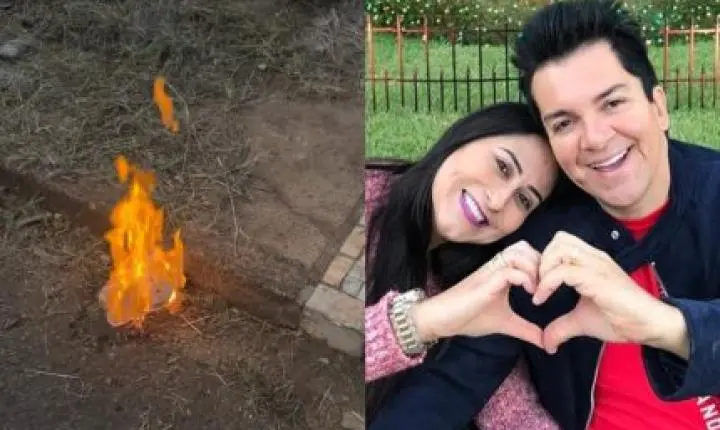 Esposa de Regis Danese destrói Labubu após incêndio: “Nenhum mal terá poder sobre minha casa”