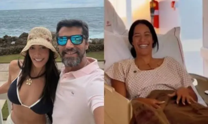 Ex-BBB Alberto Cowboy cumpre promessa e presenteia esposa com cirurgia plástica