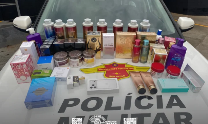 Fiscalização rodoviária apreende produtos avaliados em R$ 10 mil em Itararé