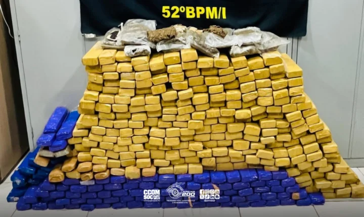 Força Tática apreende 362 kg de maconha em casa de Mirassol