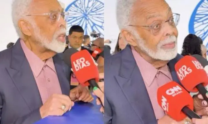 Gilberto Gil emociona ao lembrar de Cazuza em premiação: “Muita saudade”