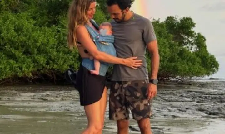 Gisele Bündchen exibe fotos raras e exalta marido em Dia dos Pais: “Inspiração”