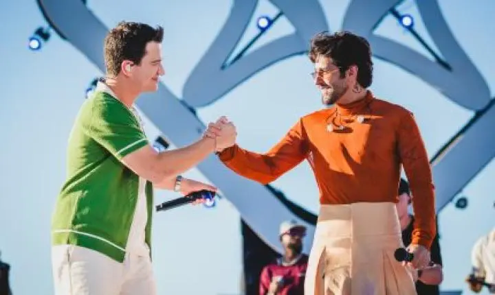 Hit sertanejo de Hugo e Guilherme vira trilha de trend de perfumes com famosos