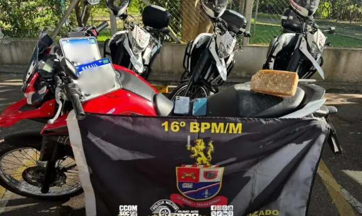 Homem é preso com mais de 1 kg de crack em Paraisópolis