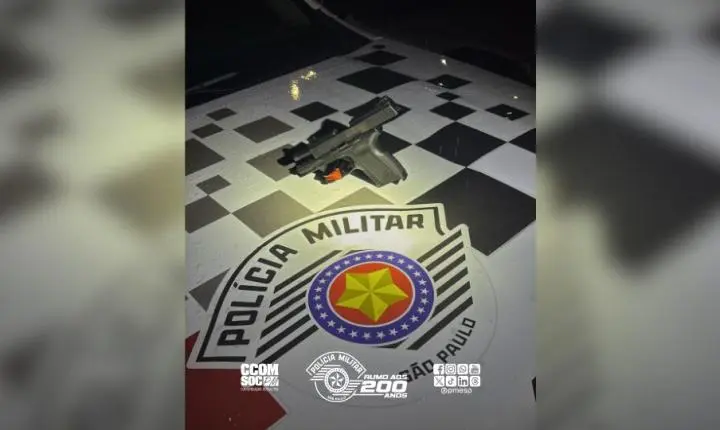 Homem é preso por porte ilegal de arma de fogo