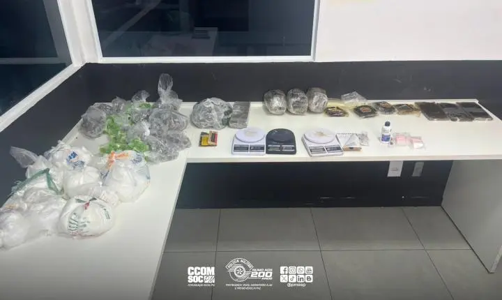 Irmãos do tráfico são presos pela PM com mais de 12 kg de drogas após denúncia em Sorocaba