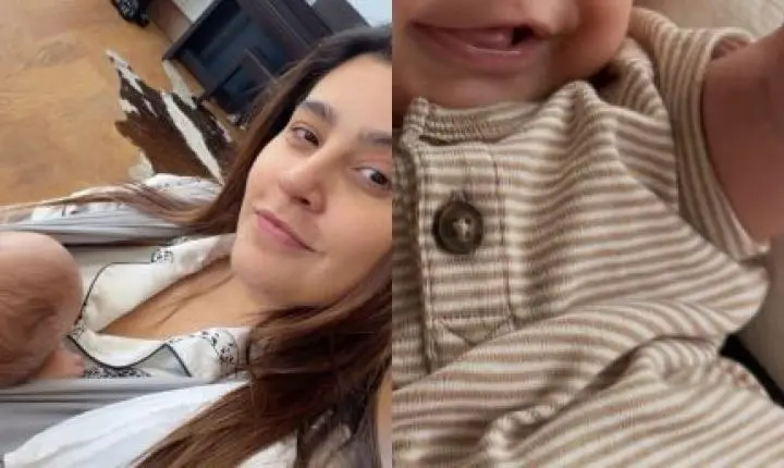 Lauana Prado celebra 2 meses do filho, Dom: “Não sei mais viver sem você”