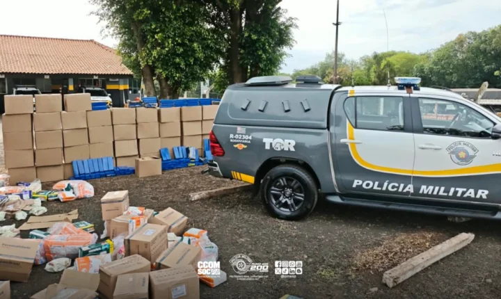 Maconha entre fraldas soma 1,4 tonelada e motorista é preso em Assis