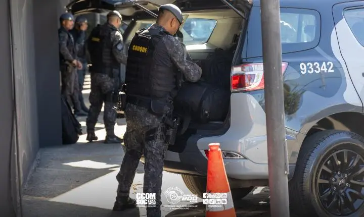 Mais de 160 policiais militares participam de operação do Choque contra o crime organizado na Baixada Santista