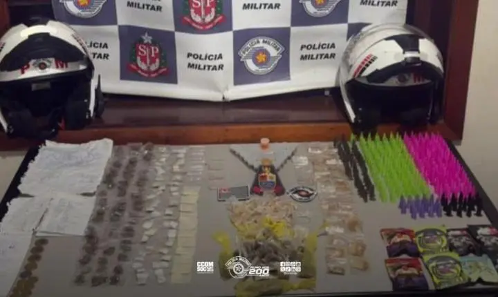 Adolescente é detido com mais de 600 porções de drogas em Cosmópolis (SP)