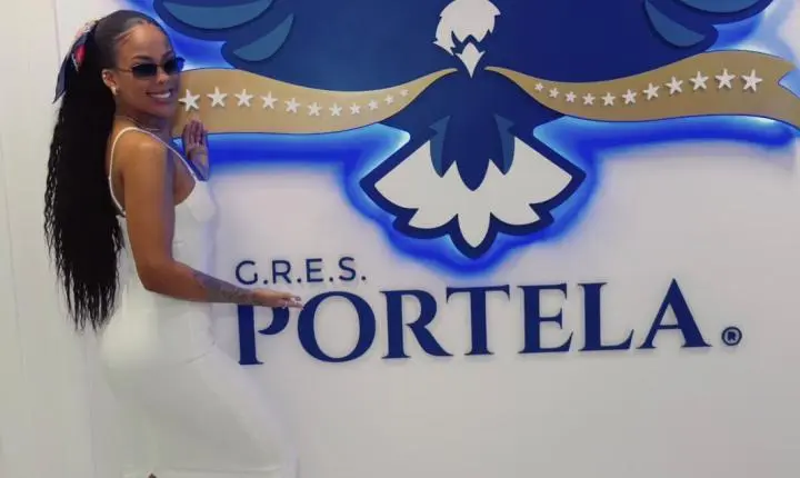 Marvvila é confirmada como musa da Portela e intensifica preparação para o Carnaval 2027
