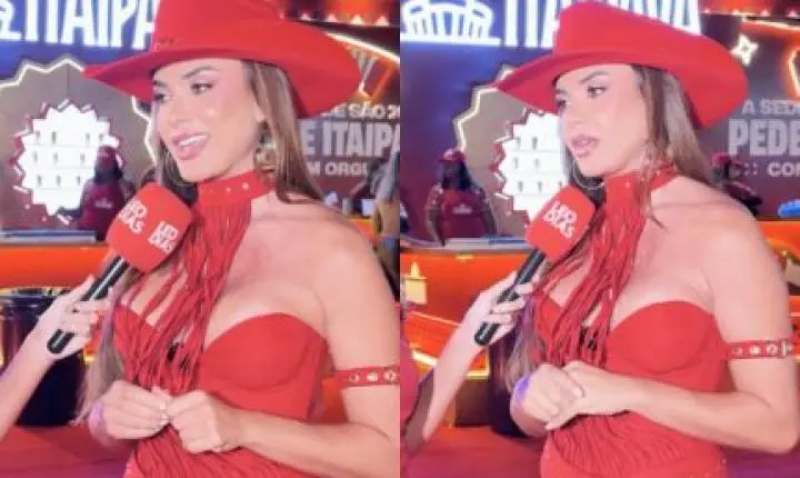 Nicole Bahls revela bastidores para se dividir entre Copa e São João: “É correria”