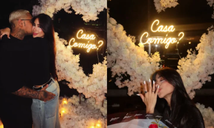 Noivos! Mc Ryan surpreende Gi Roque com pedido de casamento no Dia dos Namorados