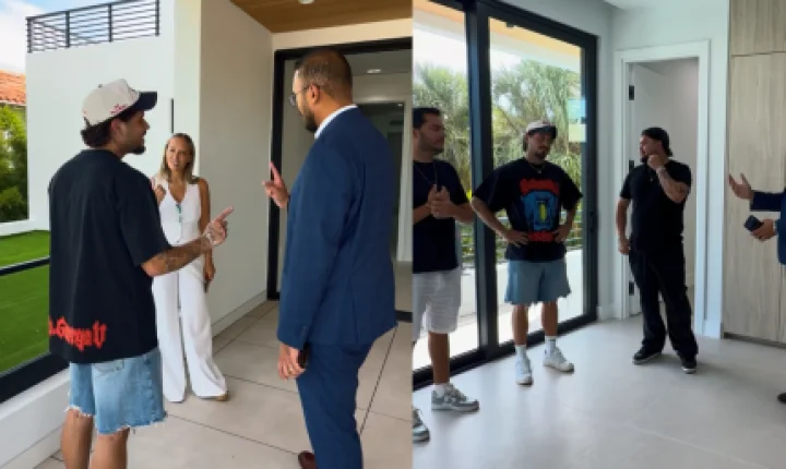 Novo endereço? Zé Felipe visita mansões de luxo em Miami, nos Estados Unidos