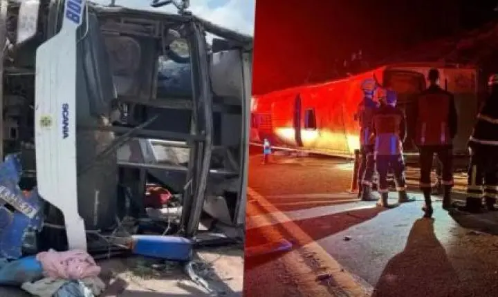 Ônibus tomba na BR-262 e deixa três mortos e 45 feridos no Espírito Santo
