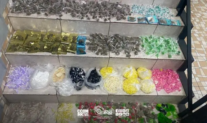 PM apreende mais de 3 mil porções de drogas e prende suspeito em Ferraz de Vasconcelos