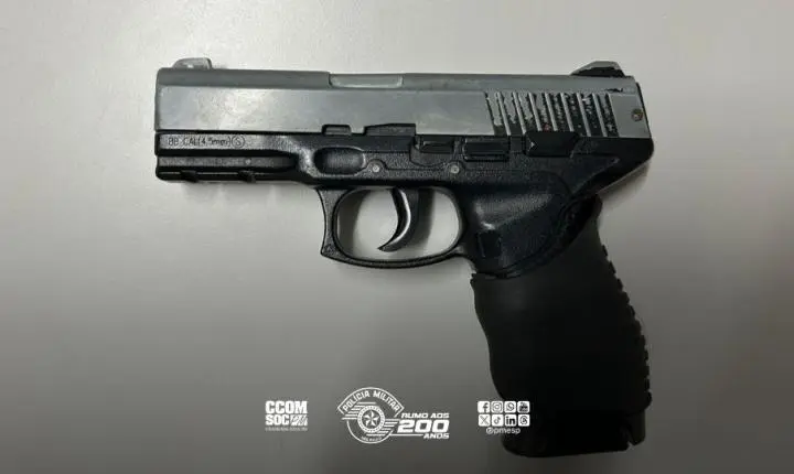 PM apreende simulacro de arma de fogo em Teodoro Sampaio/SP