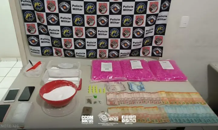 PM localiza apartamento usado para armazenar drogas e prende homem em Marília