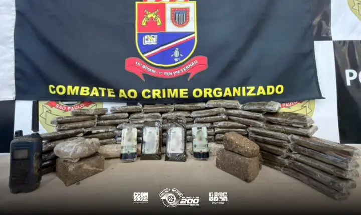 PM localiza mais de 7kg de drogas em mata na Zona Oeste