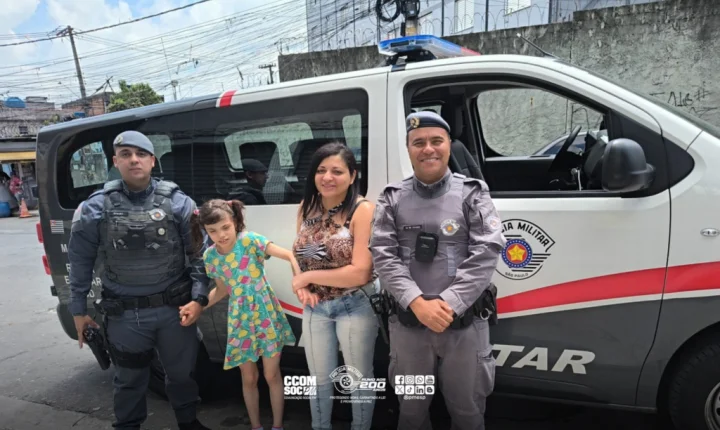 PM presta apoio a menina com autismo em crise na Zona Leste da Capital