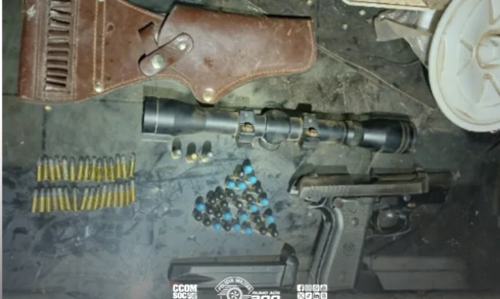 Polícia Militar apoia cumprimento de mandado de prisão e apreensão de arma em Penápolis