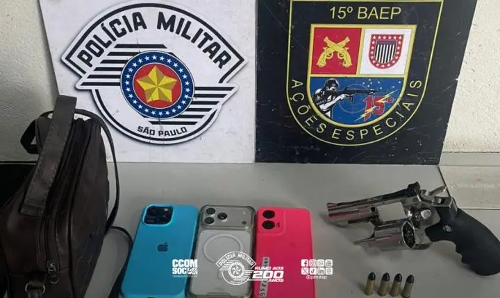Polícia Militar apreende dois adolescentes após roubo de veículo em Guarulhos/SP