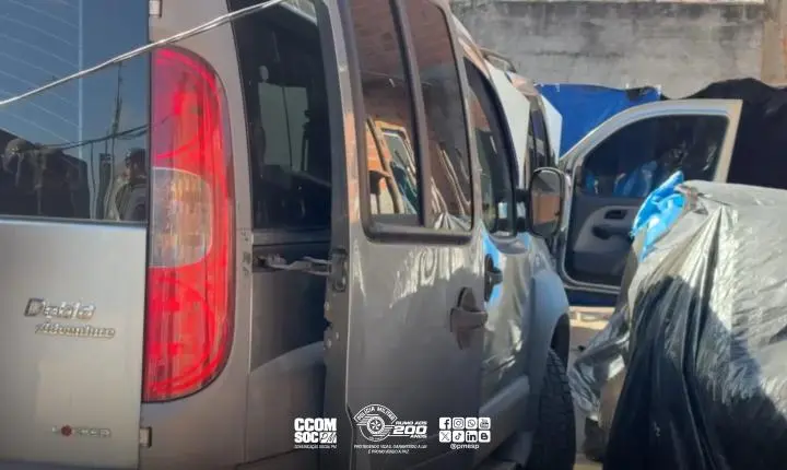 Polícia Militar desarticula desmanche clandestino e prende casal em Suzano