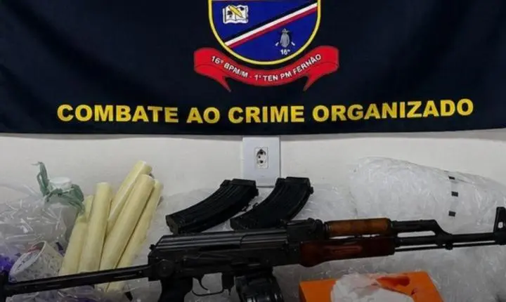 Polícia Militar descobre prédio usado como indústria do crime organizado e apreende fuzil AK-47 em Paraisópolis