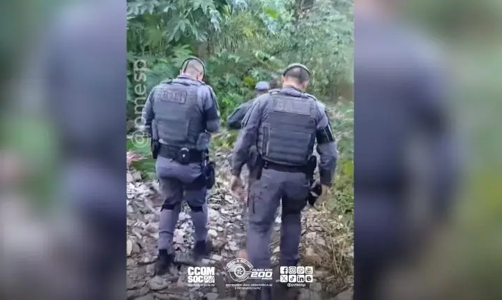 Polícia Militar mobiliza cães, drones e helicóptero Águia em operação para localizar homem desaparecido em Carapicuíba