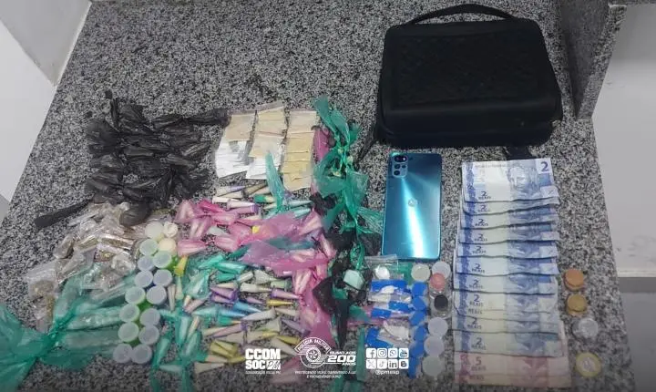 Polícia Militar prende dois homens por tráfico de drogas na zona sul de São Paulo