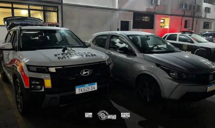 Polícia Militar prende dupla após roubo a mercado e recupera veículo na zona leste de São Paulo