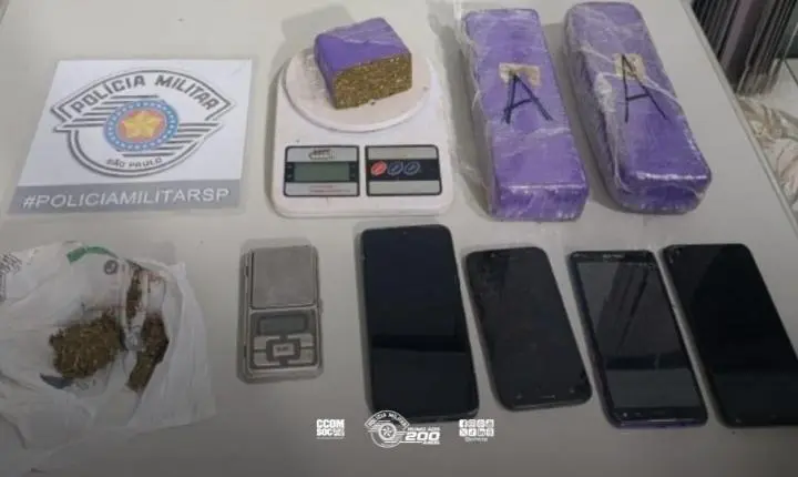 Polícia Militar detém indivíduo com 1,5 kg de maconha em Manduri, SP