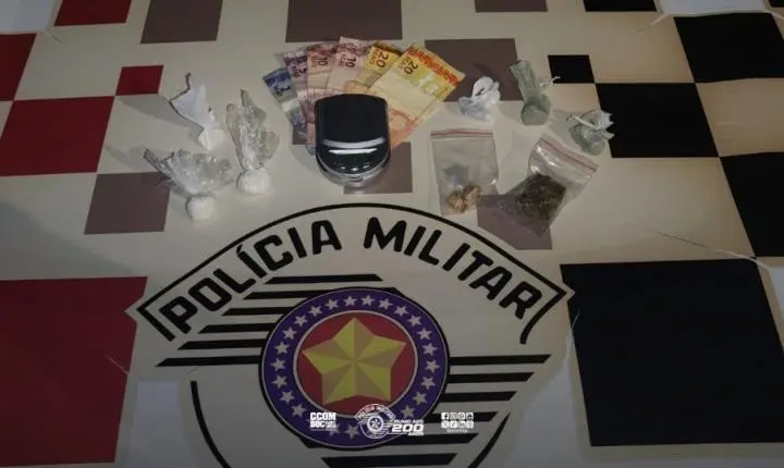 Polícia Militar detém homem por estupro e tráfico de entorpecentes em Andradina, SP