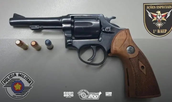 Polícia Militar detém homem por porte ilegal de arma de fogo em Campinas